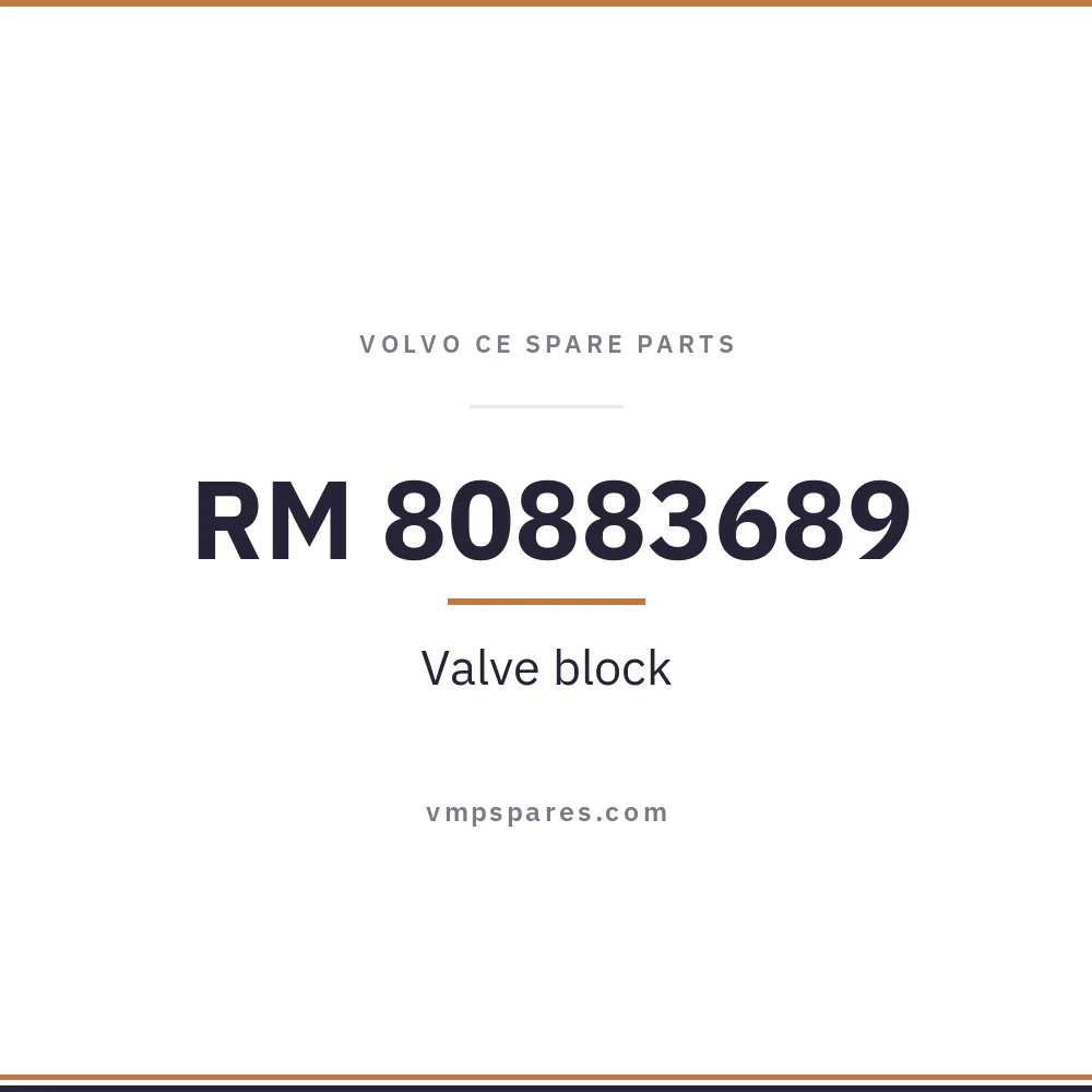 RM 80883689 – Valve block
