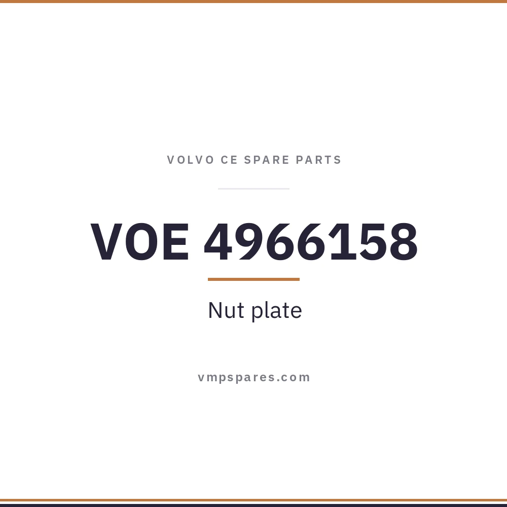 VOE 4966158 – Nut plate