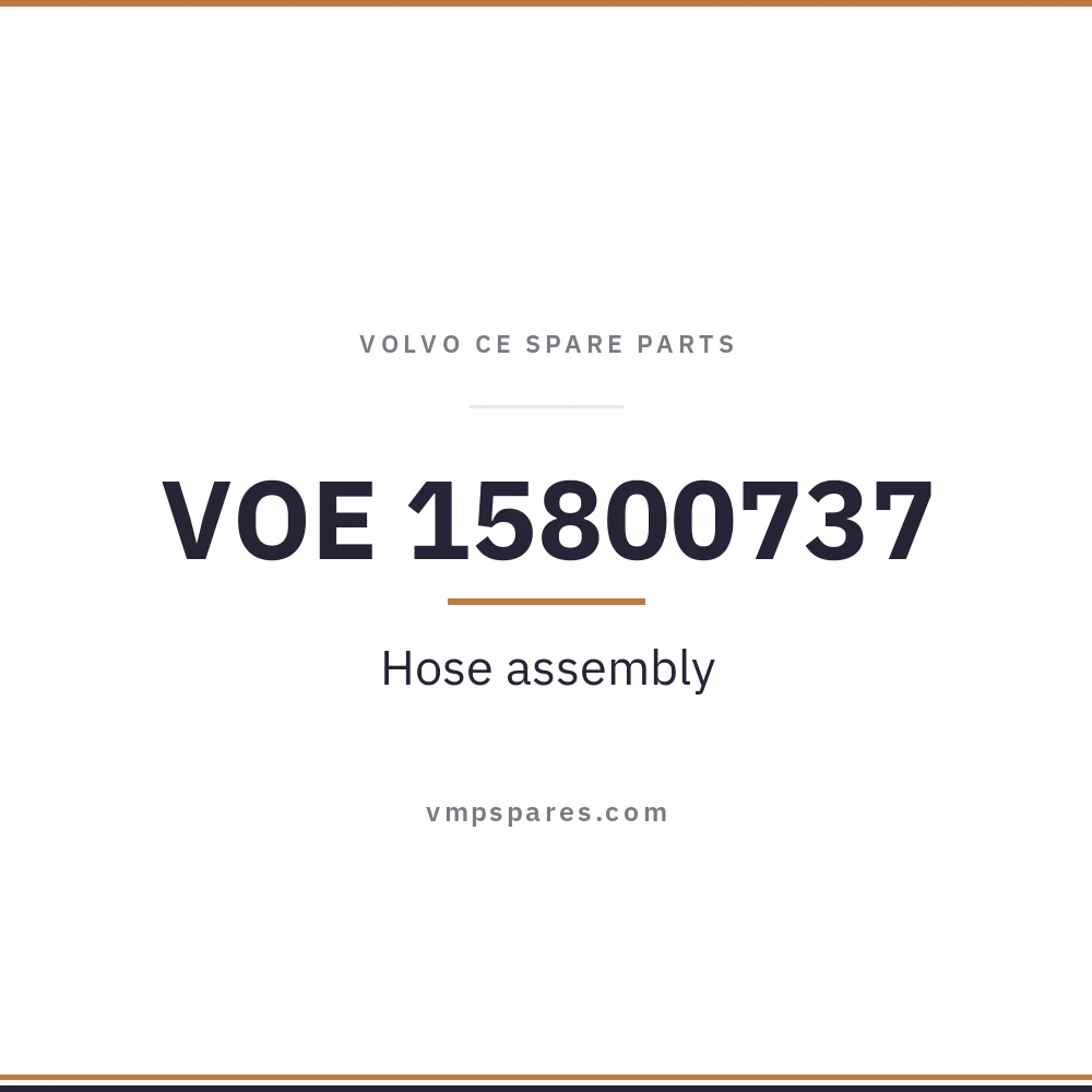 VOE 15800737 – Hose assembly