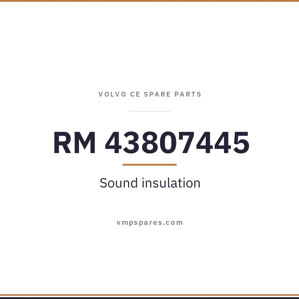 RM 43807445 – Sound insulation