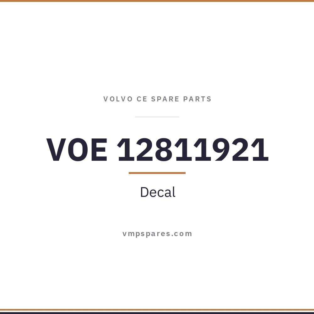 VOE 12811921 – Decal