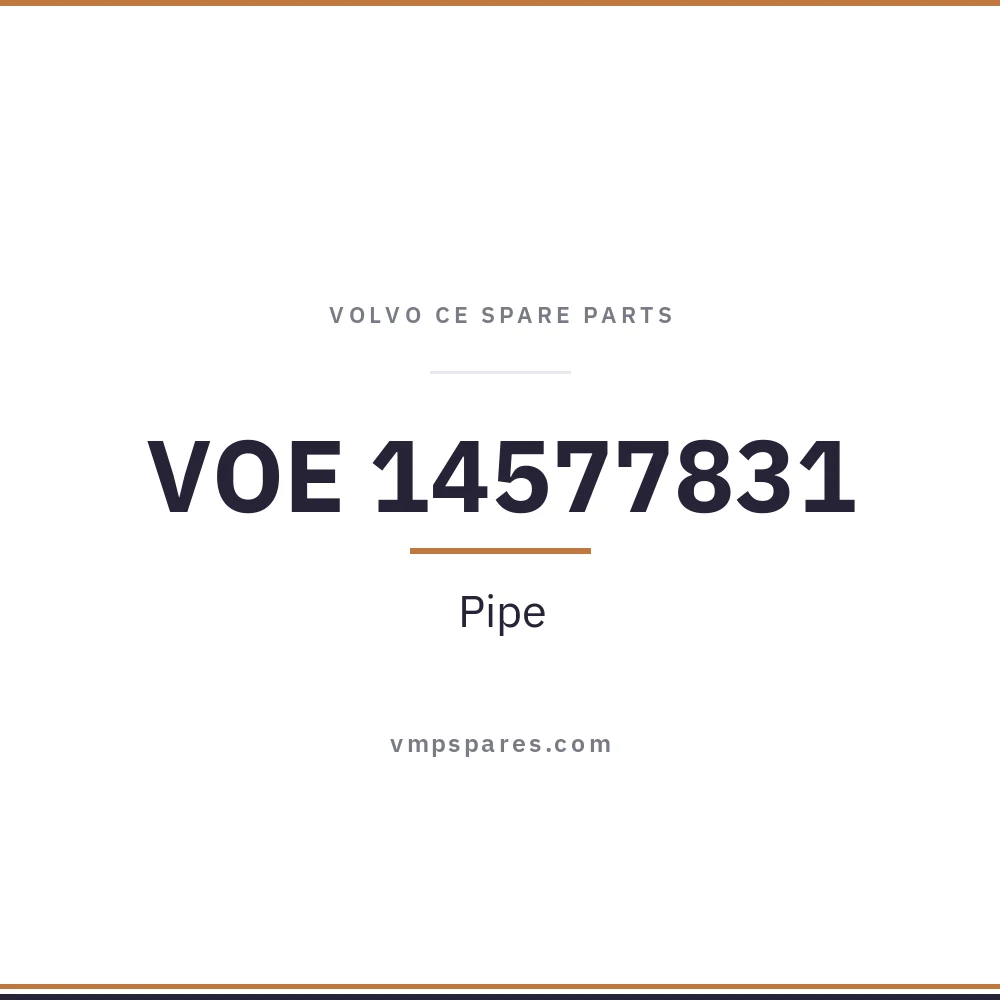 VOE 14577831 – Pipe