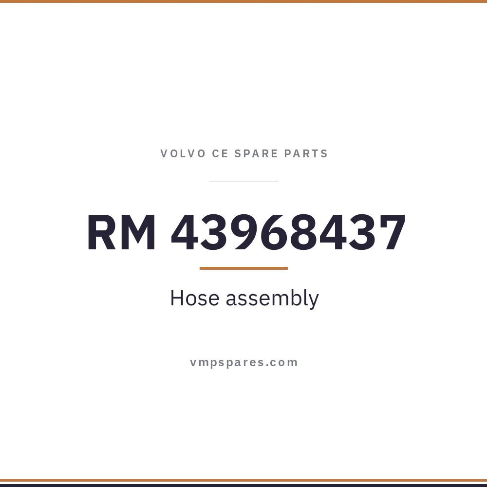 RM 43968437 – Hose assembly