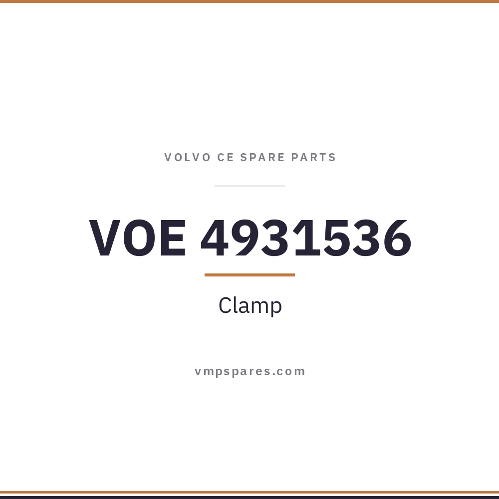 VOE 4931536 – Clamp
