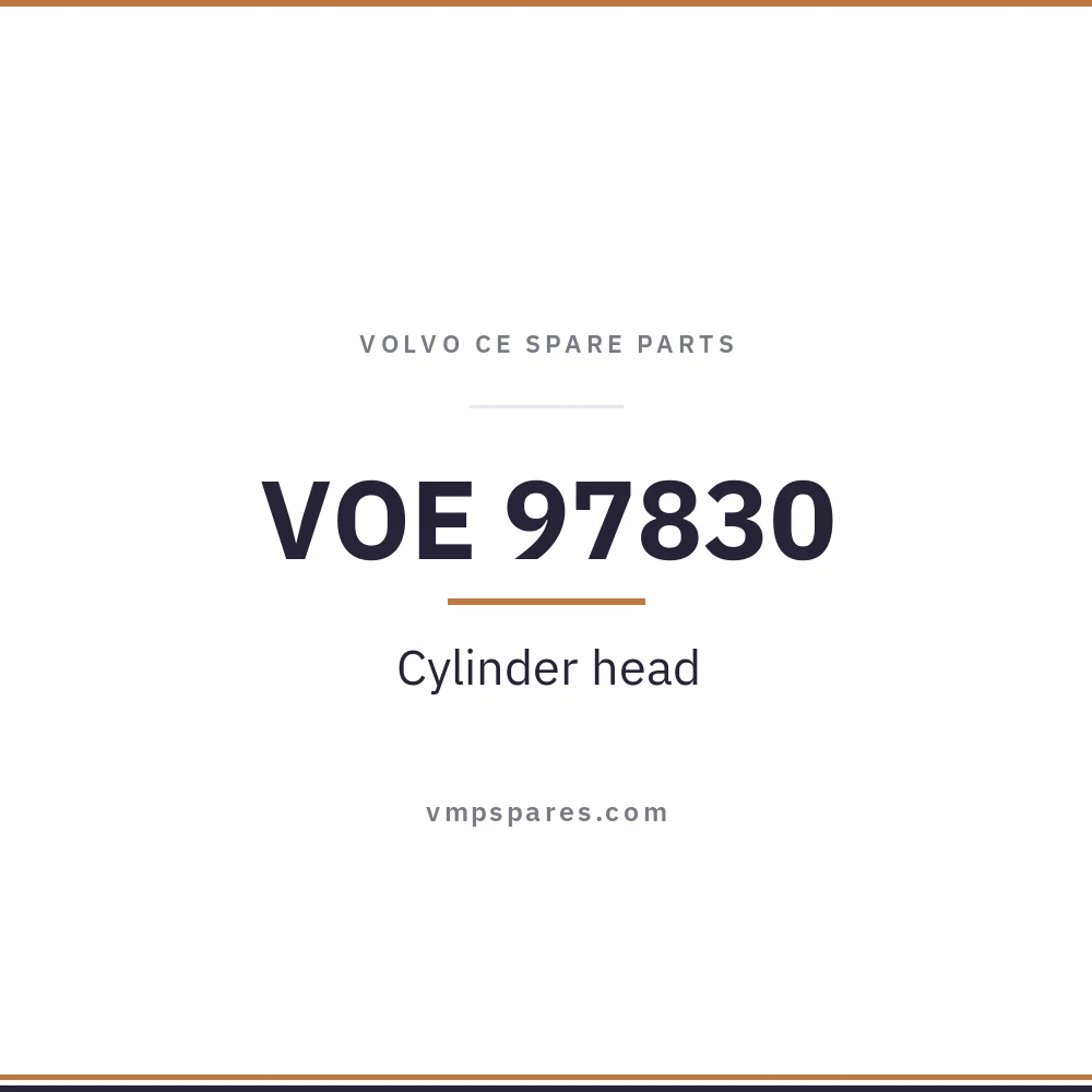 VOE 97830 – Cylinder head