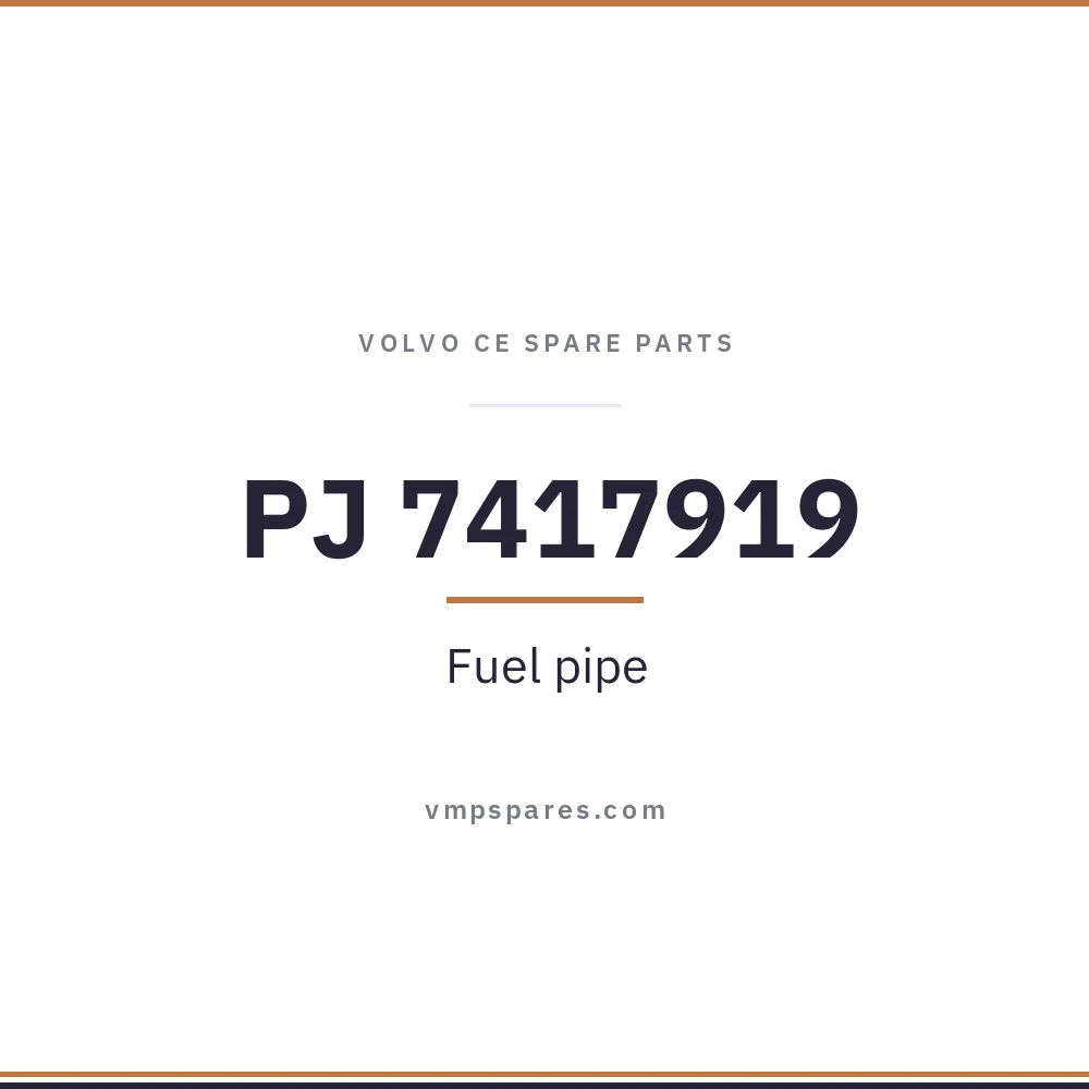 no-image PJ 7417919 – Fuel pipe