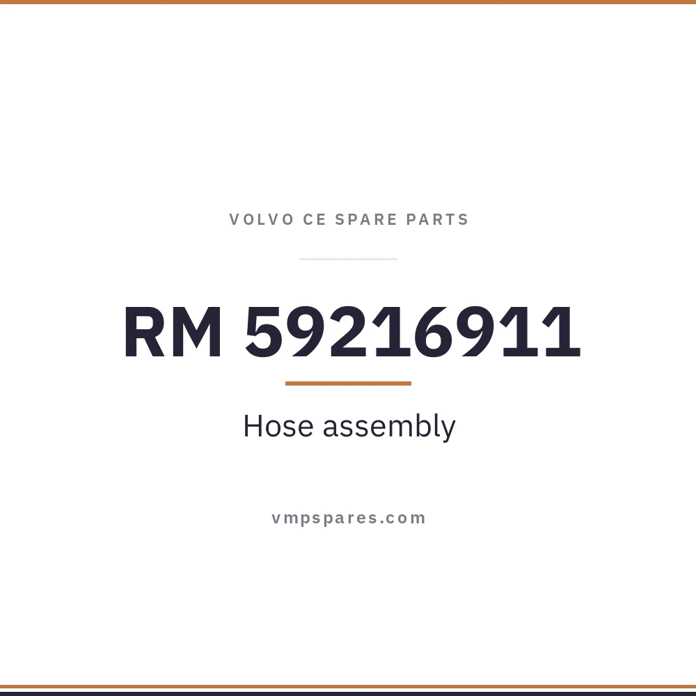 RM 59216911 – Hose assembly