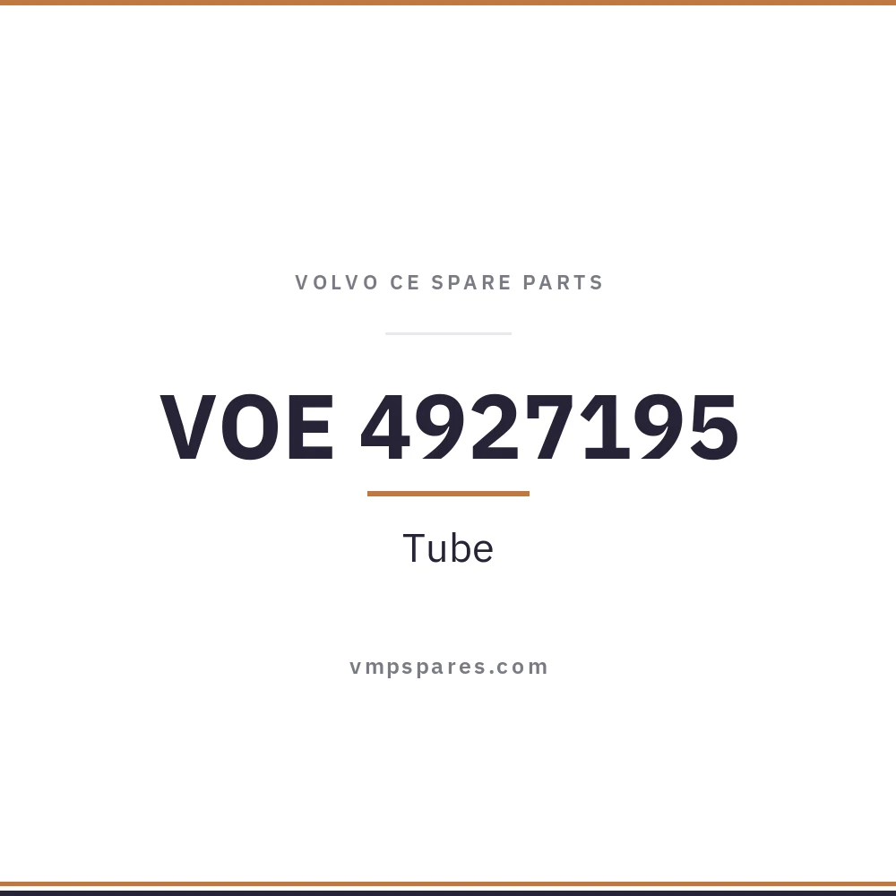 VOE 4927195 – Tube