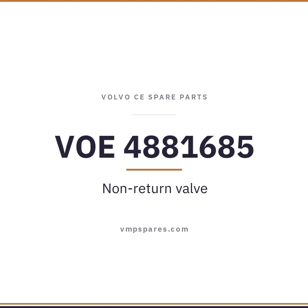 VOE 4881685 – Non-return valve