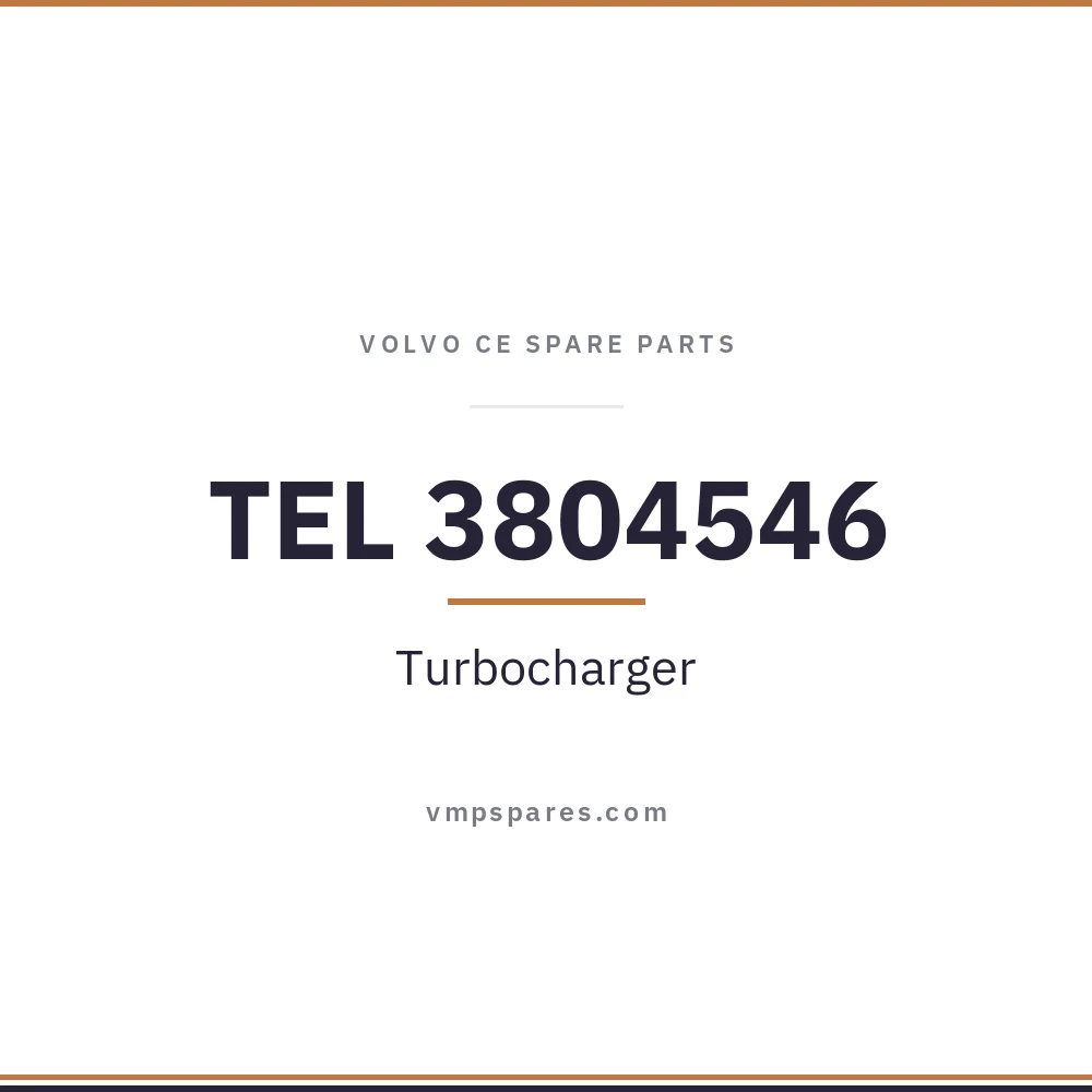 TEL 3804546 – Turbocharger