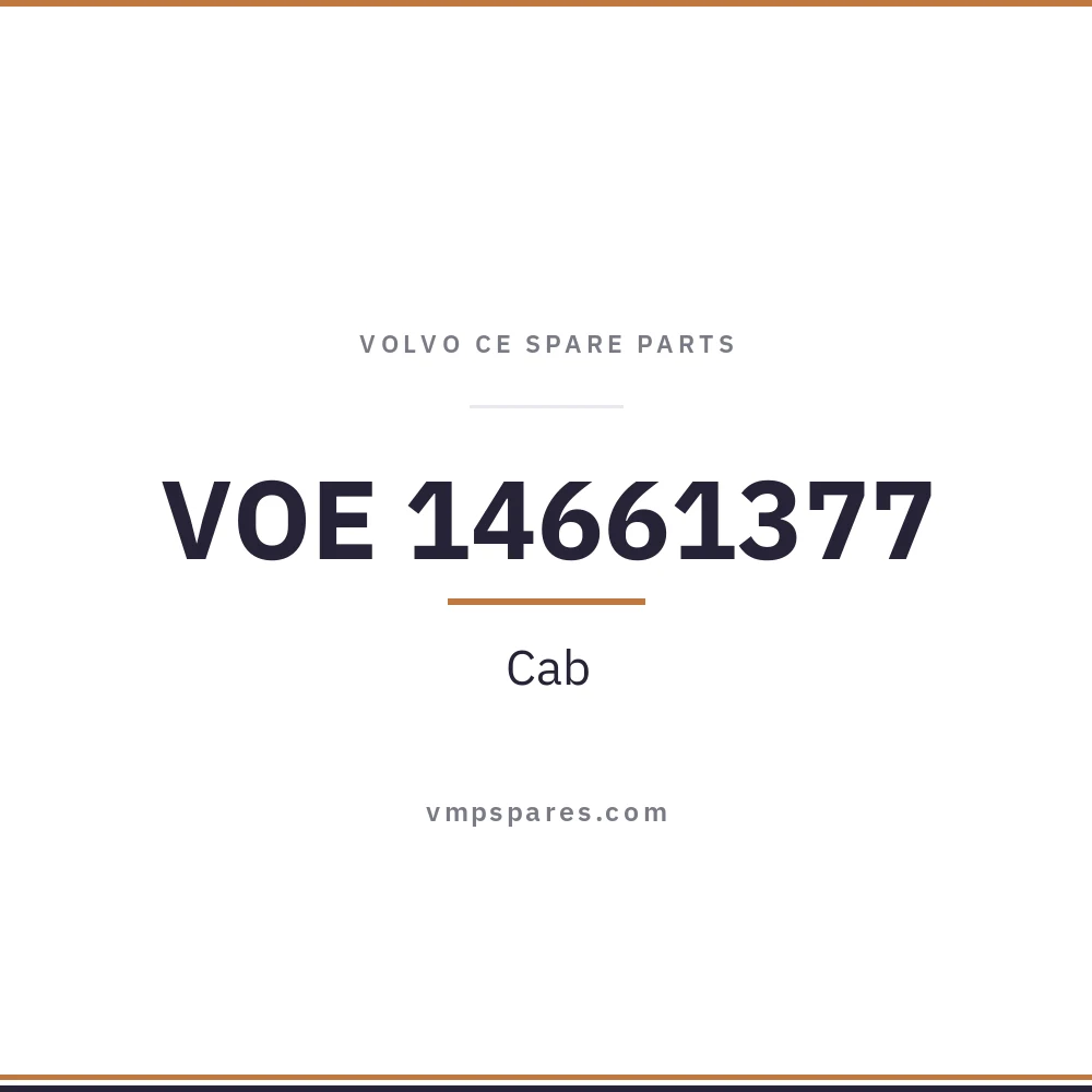 VOE 14661377 – Cab