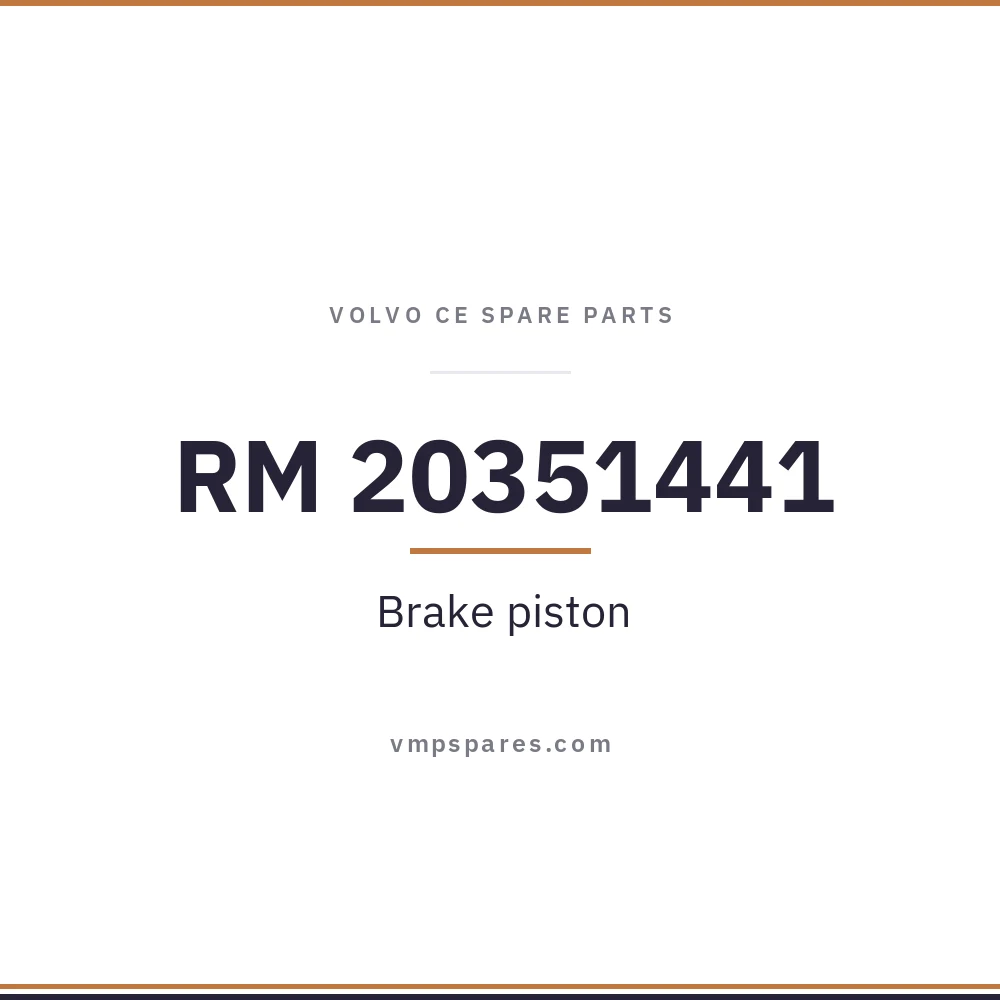 RM 20351441 – Brake piston