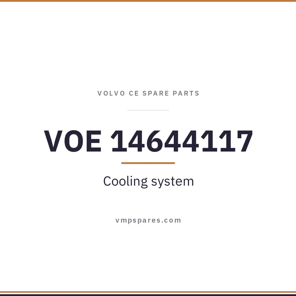 VOE 14644117 – Cooling system