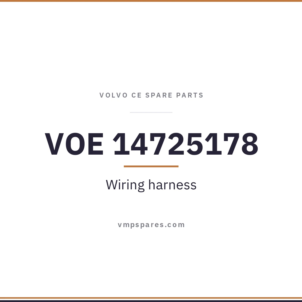 VOE 14725178 – Wiring harness
