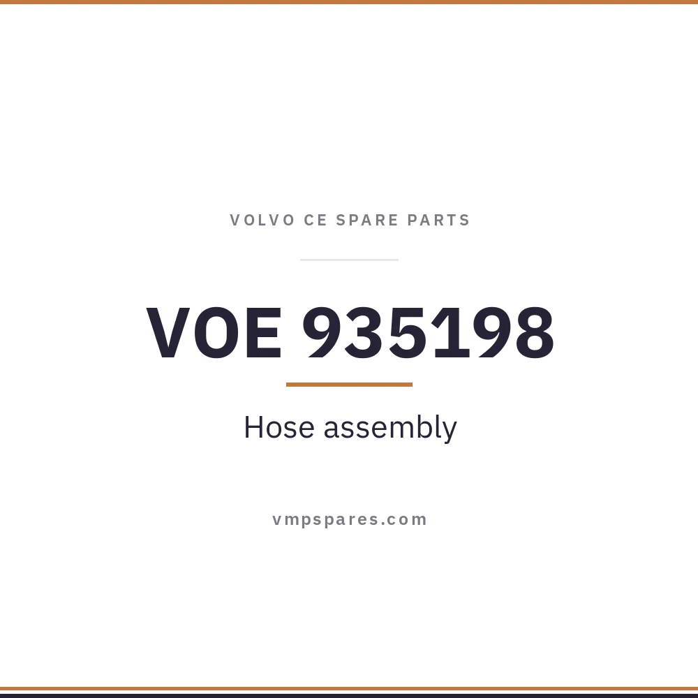 VOE 935198 – Hose assembly