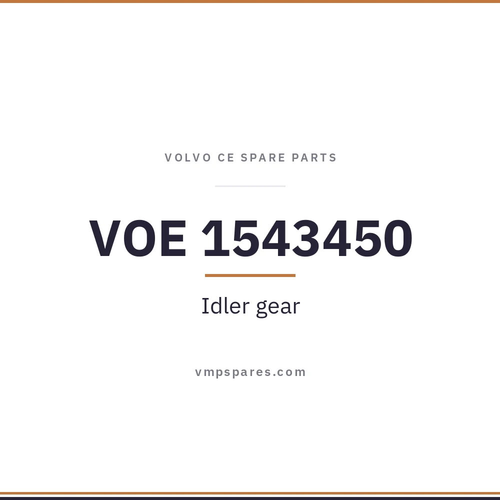 VOE 1543450 – Idler gear