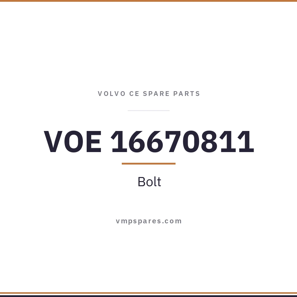 VOE 16670811 – Bolt