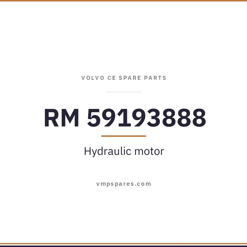 RM 59193888 – Hydraulic motor