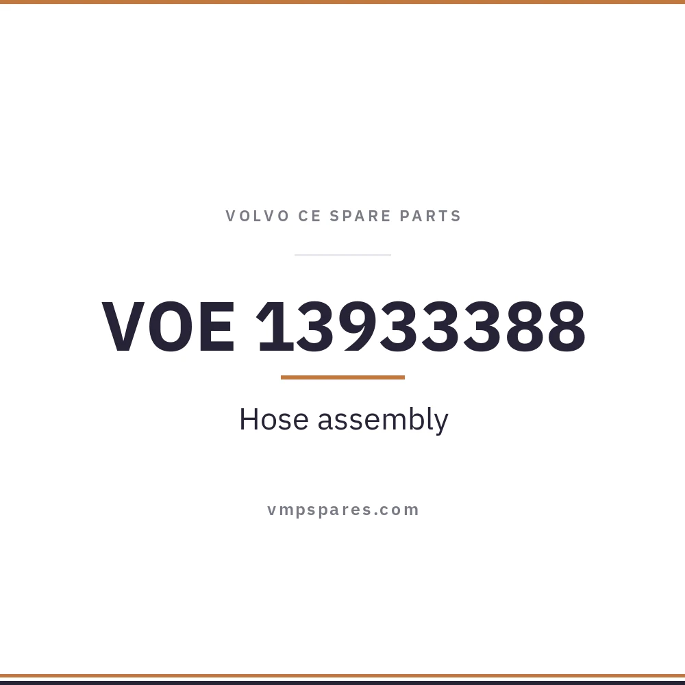 VOE 13933388 – Hose assembly