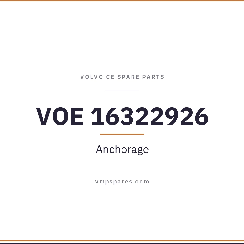 VOE 16322926 – Anchorage