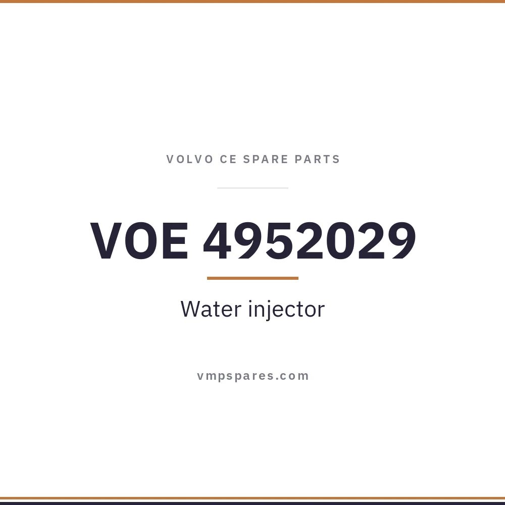 VOE 4952029 – Water injector