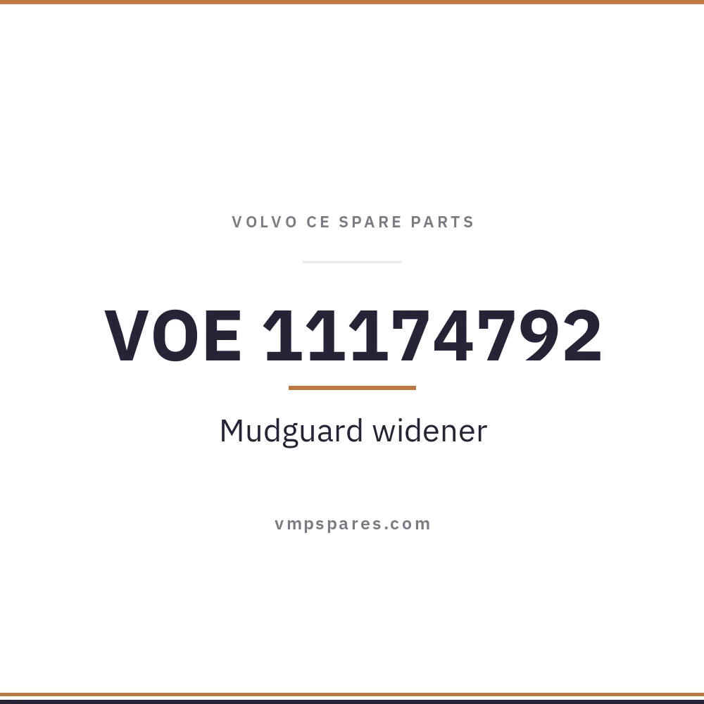 VOE 11174792 – Mudguard widener