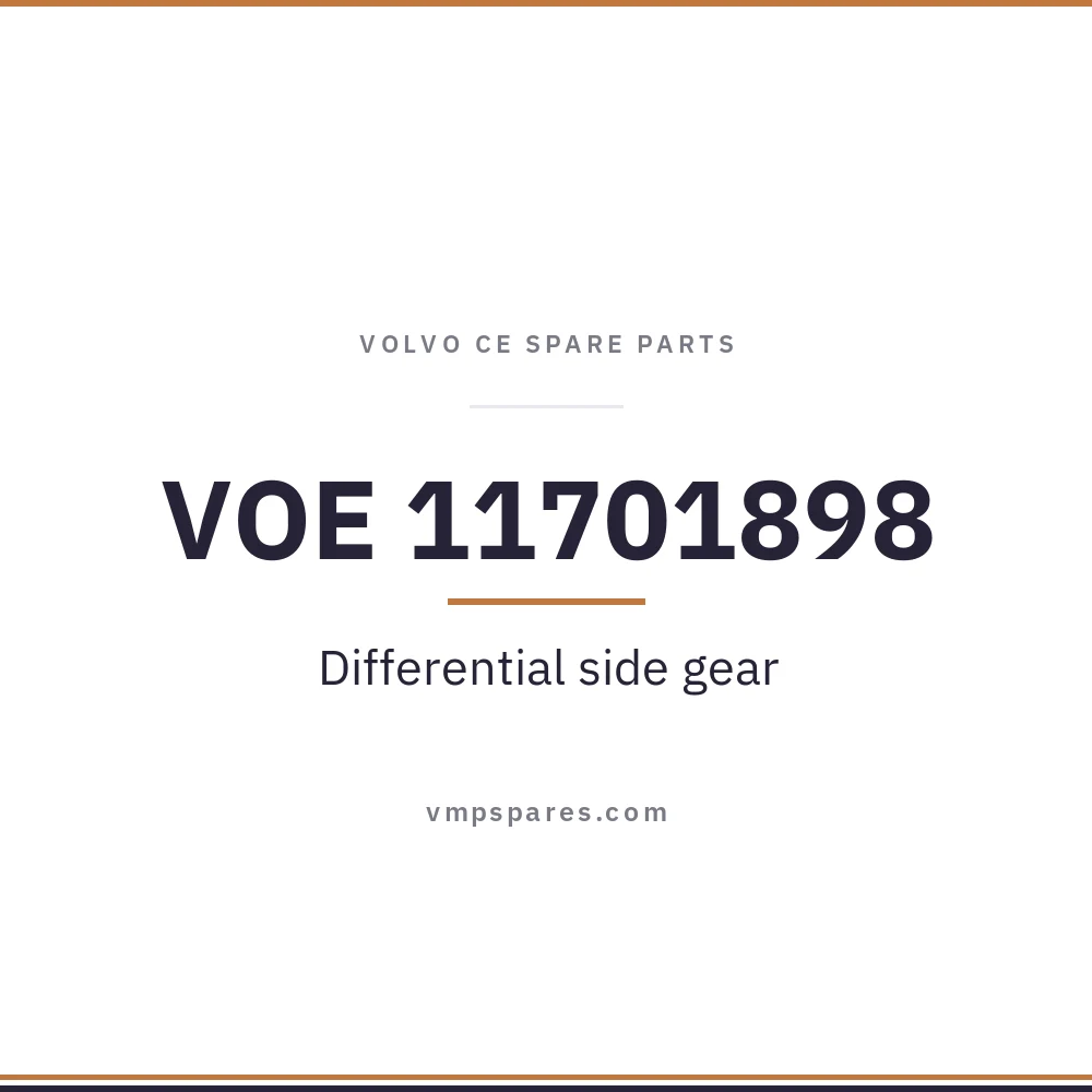 VOE 11701898 – Differential side gear