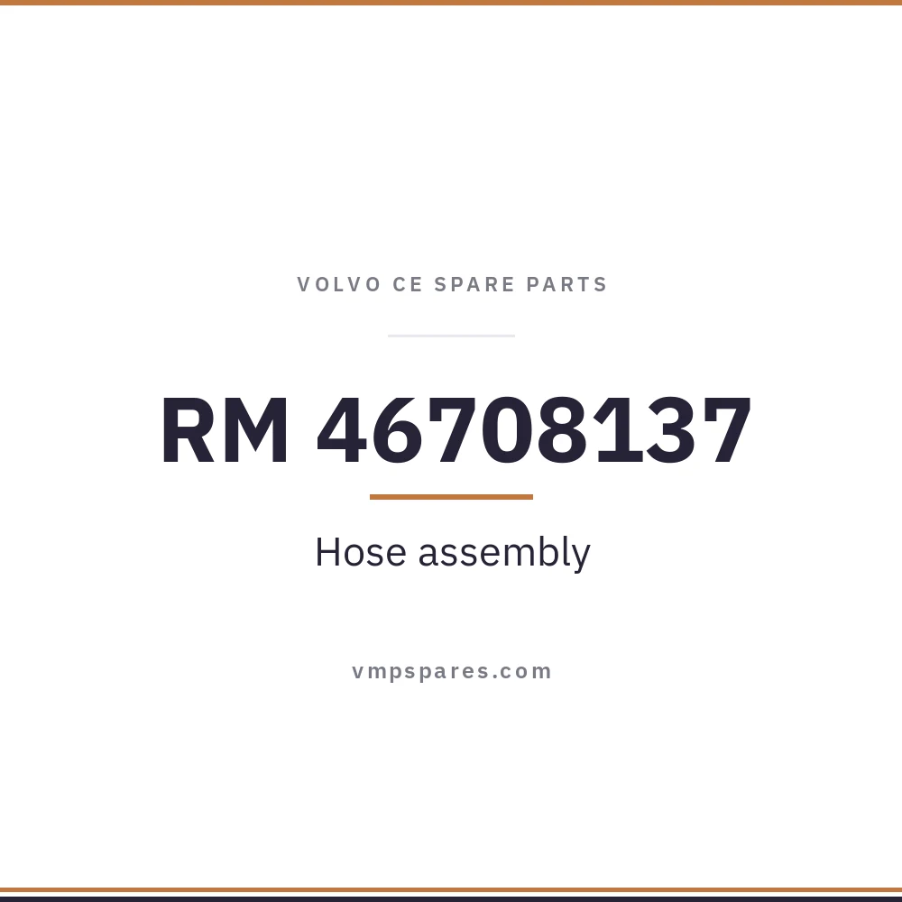 RM 46708137 – Hose assembly