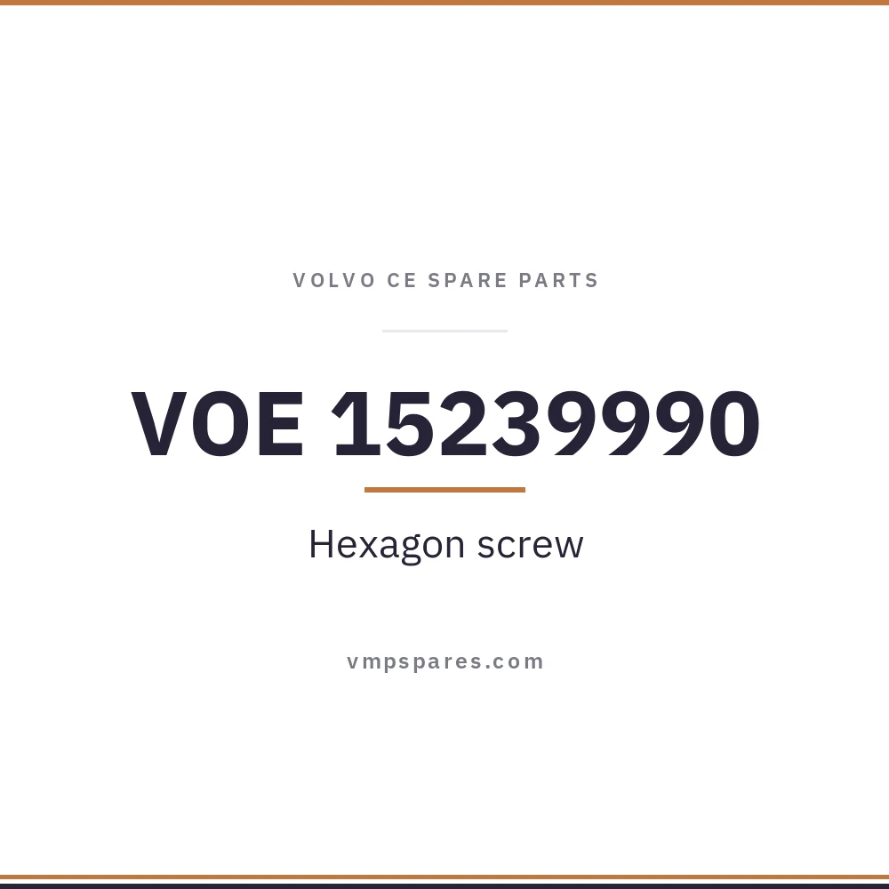 VOE 15239990 – Hexagon screw