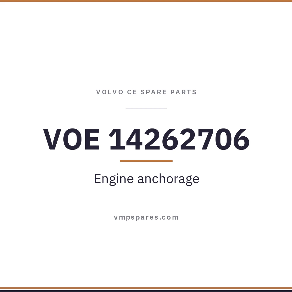 VOE 14262706 – Engine anchorage