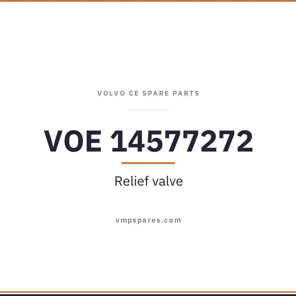 VOE 14577272 – Relief valve
