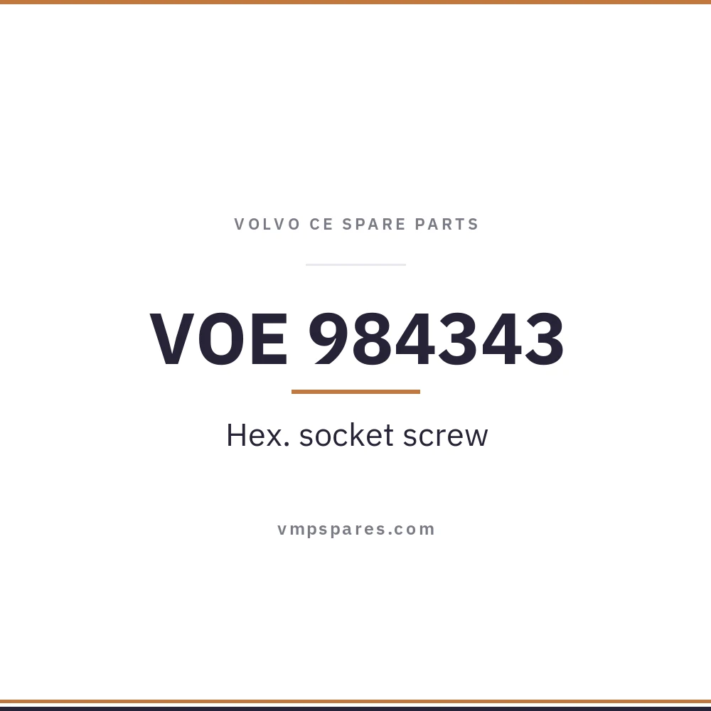 VOE 984343 – Hex. socket screw