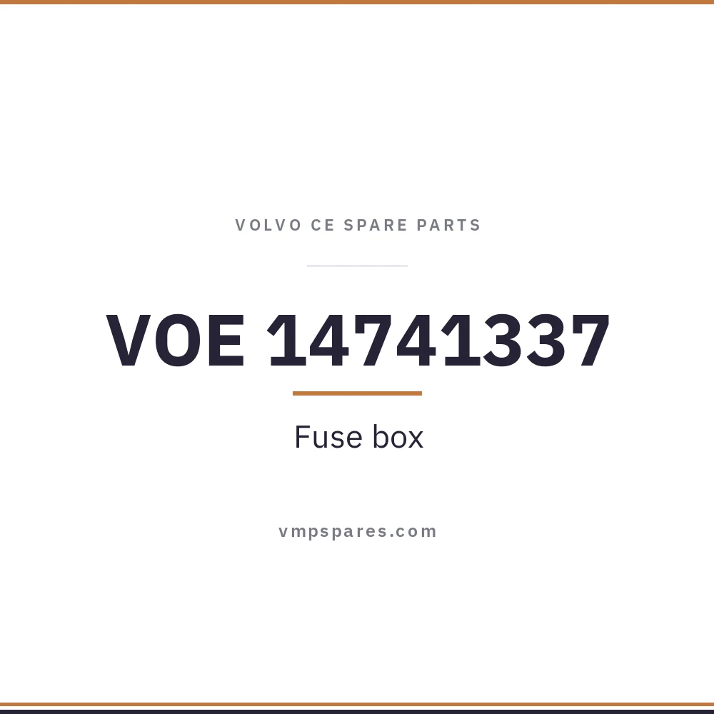 VOE 14741337 – Fuse box