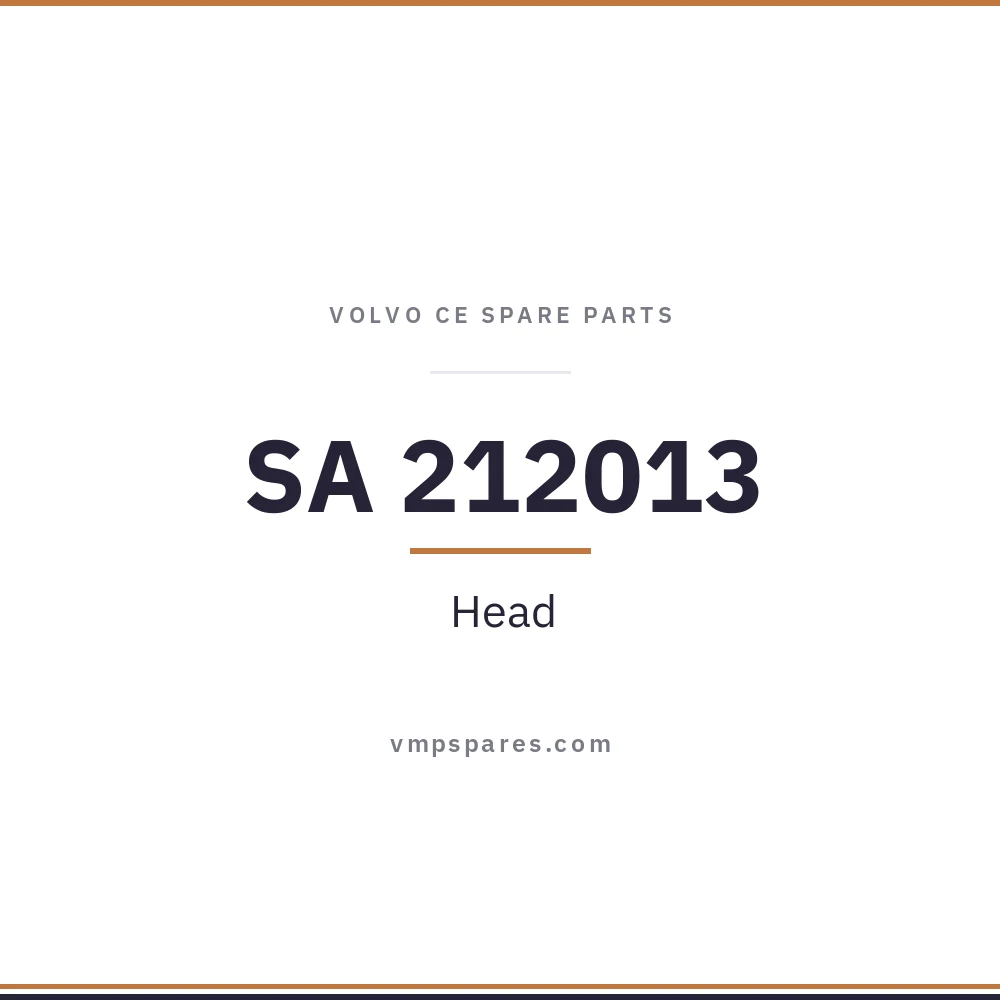 SA 212013 – Head