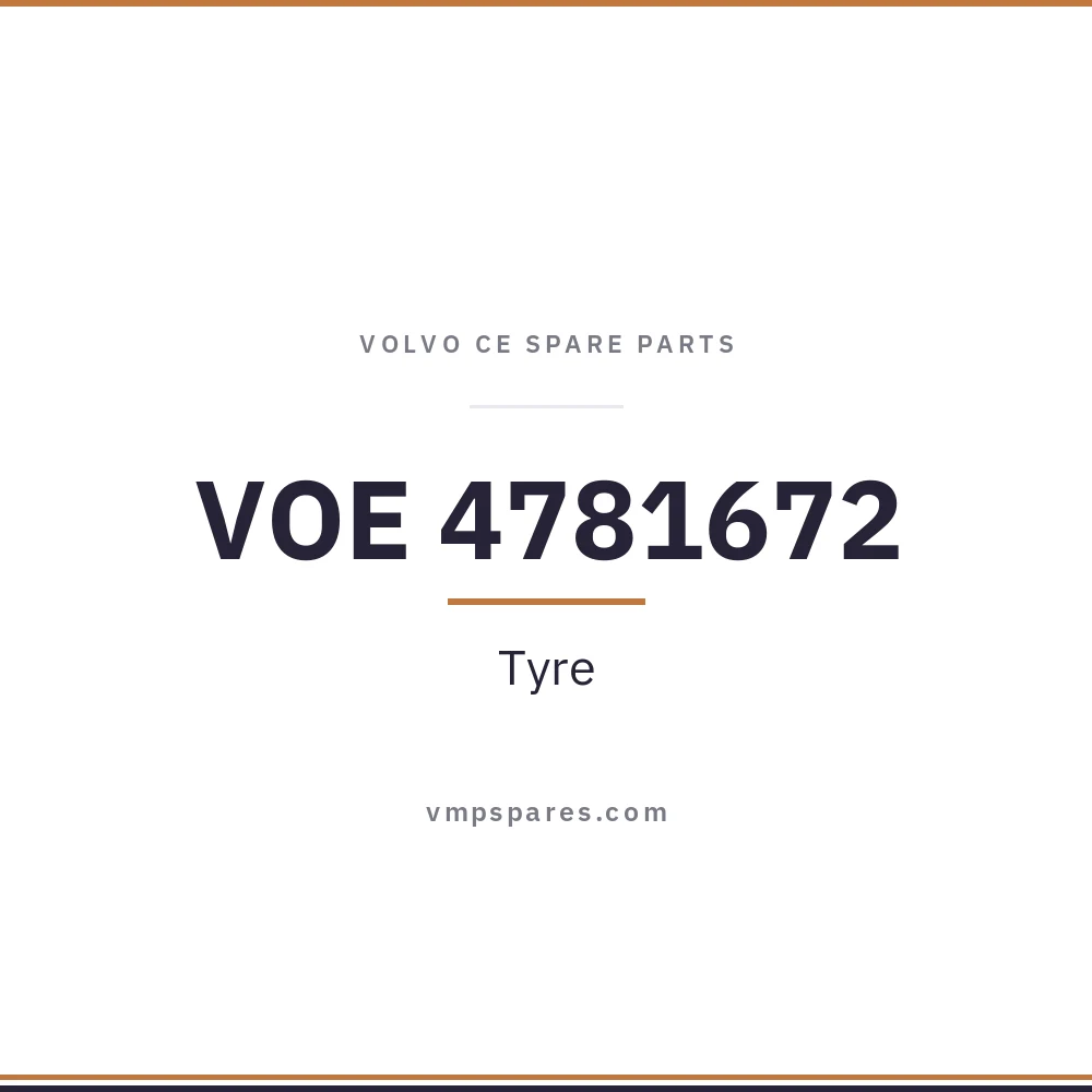 VOE 4781672 – Tyre