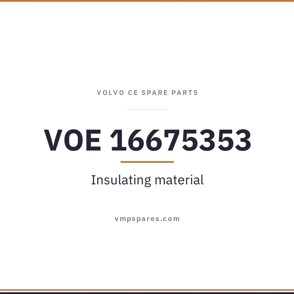 VOE 16675353 – Insulating material