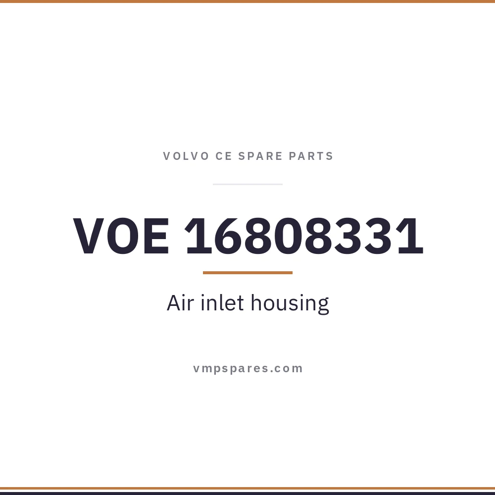 VOE 16808331 – Air inlet housing