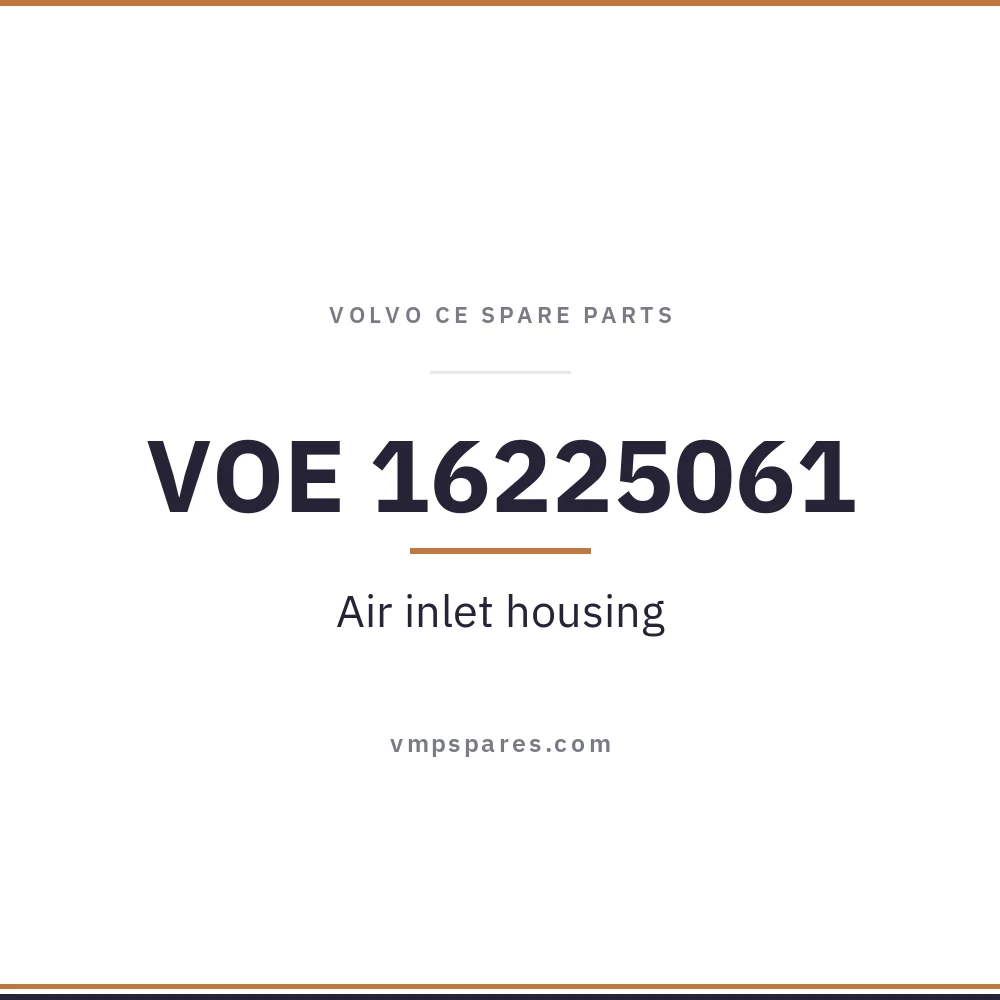 VOE 16225061 – Air inlet housing
