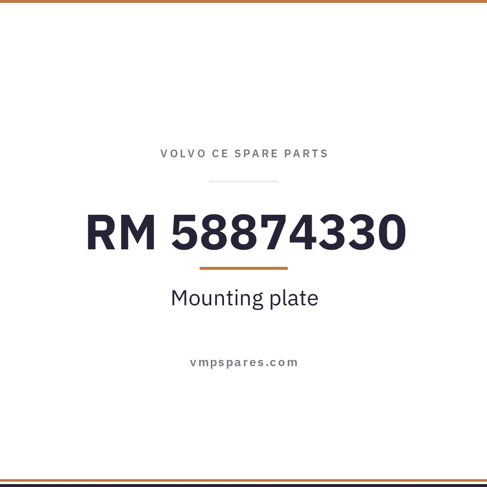 RM 58874330 – Mounting plate