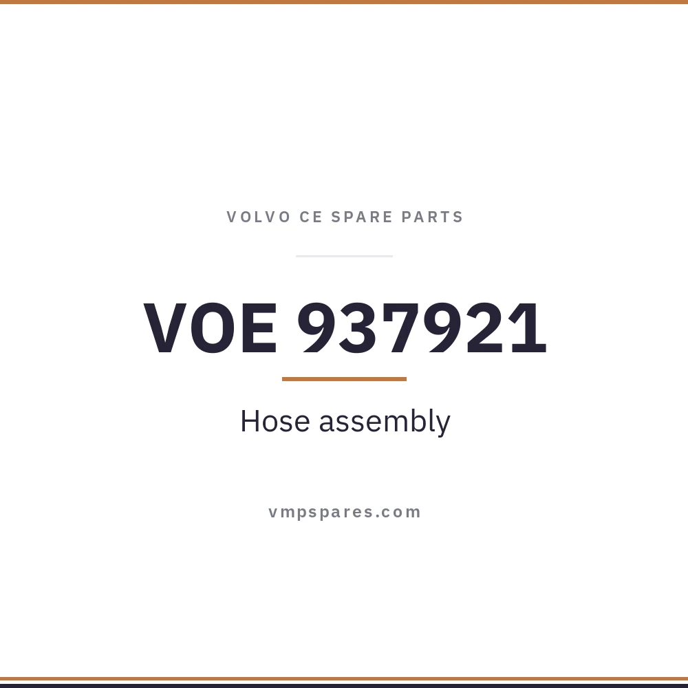 VOE 937921 – Hose assembly