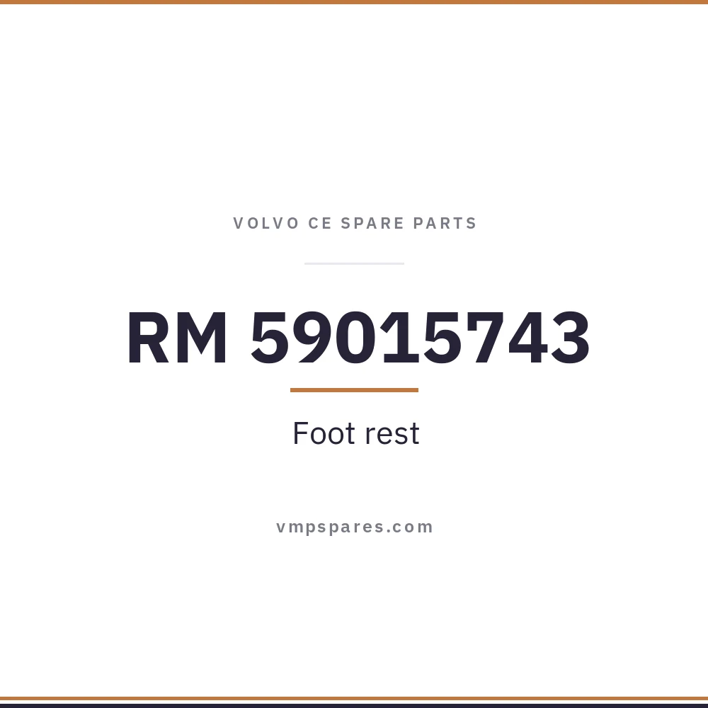 RM 59015743 – Foot rest