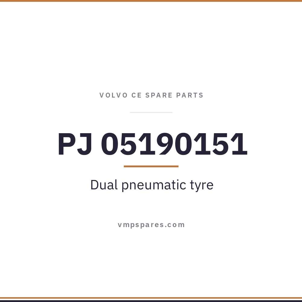 PJ 05190151 – Dual pneumatic tyre