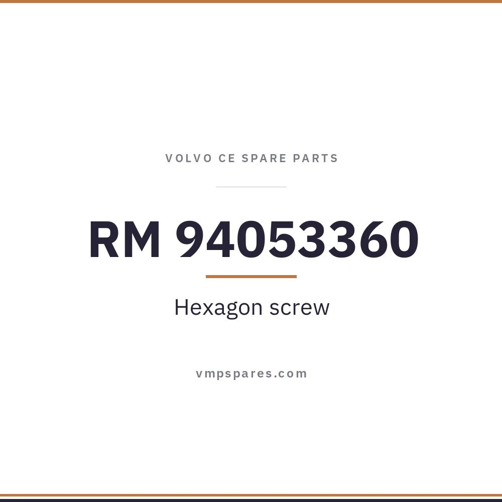 RM 94053360 – Hexagon screw