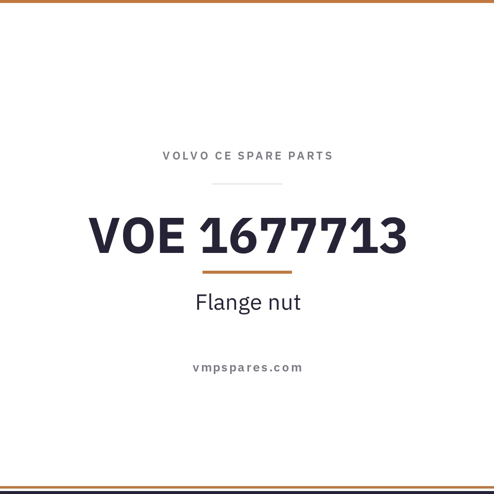 VOE 1677713 – Flange nut