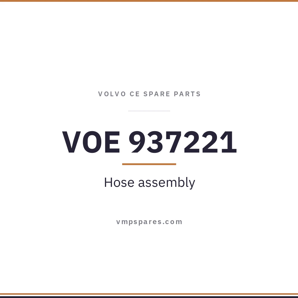 VOE 937221 – Hose assembly