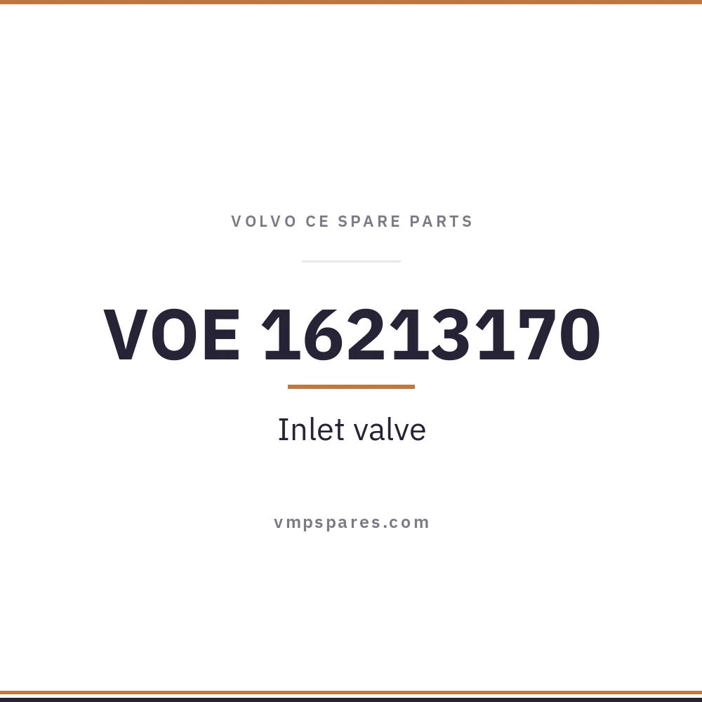 VOE 16213170 – Inlet valve