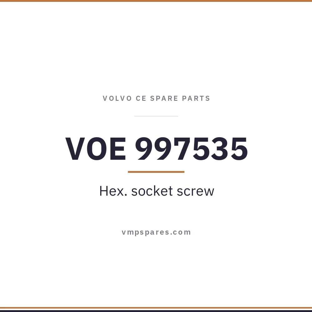 VOE 997535 – Hex. socket screw