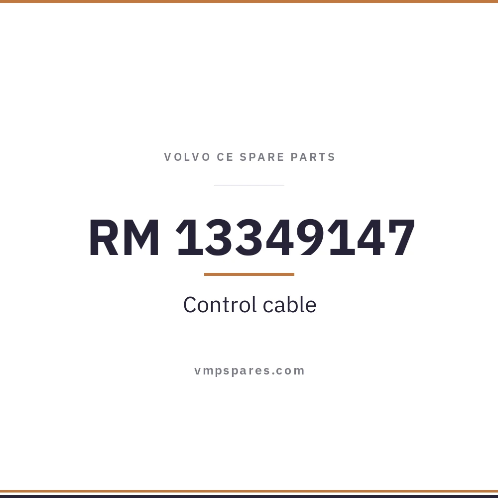 RM 13349147 – Control cable