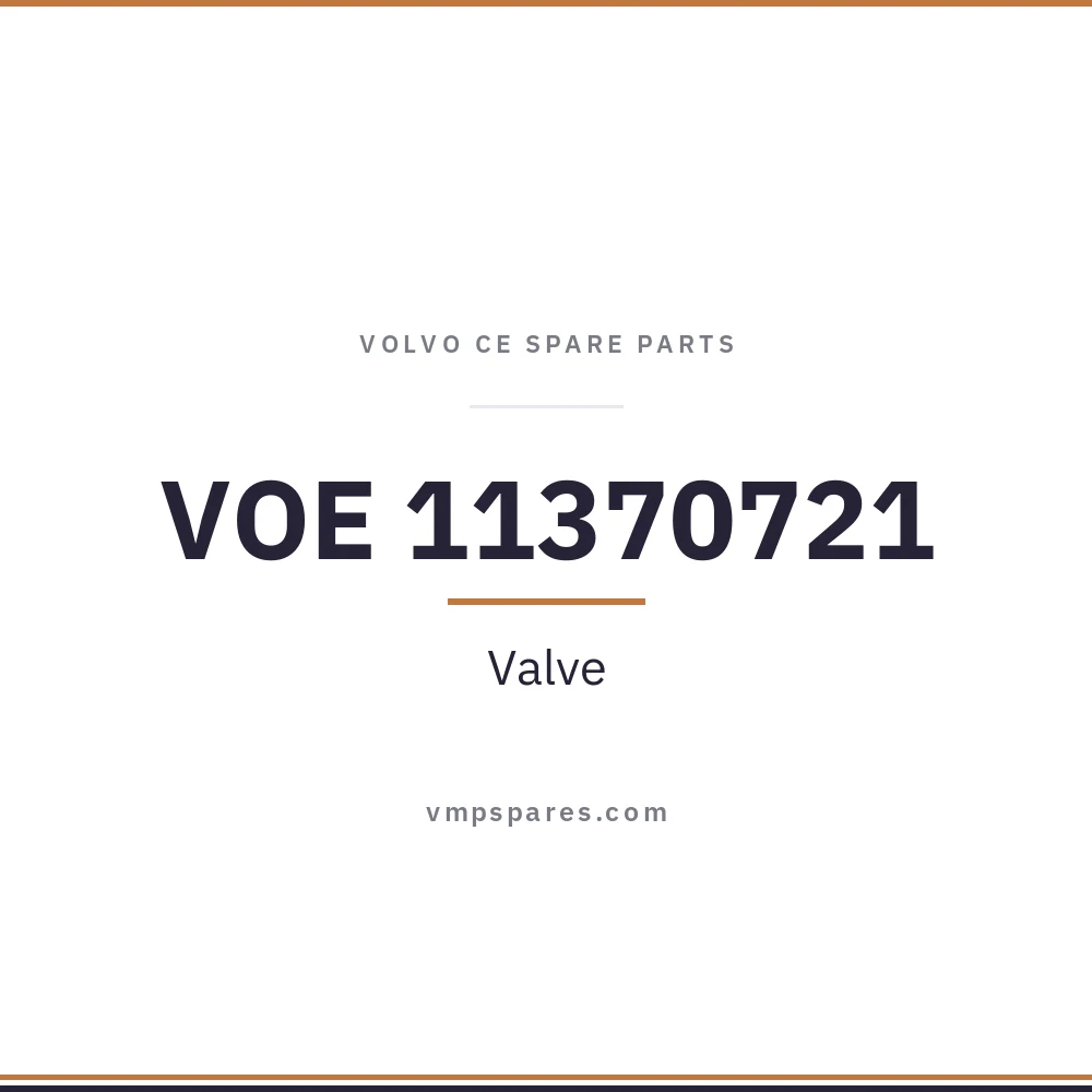 VOE 11370721 – Valve
