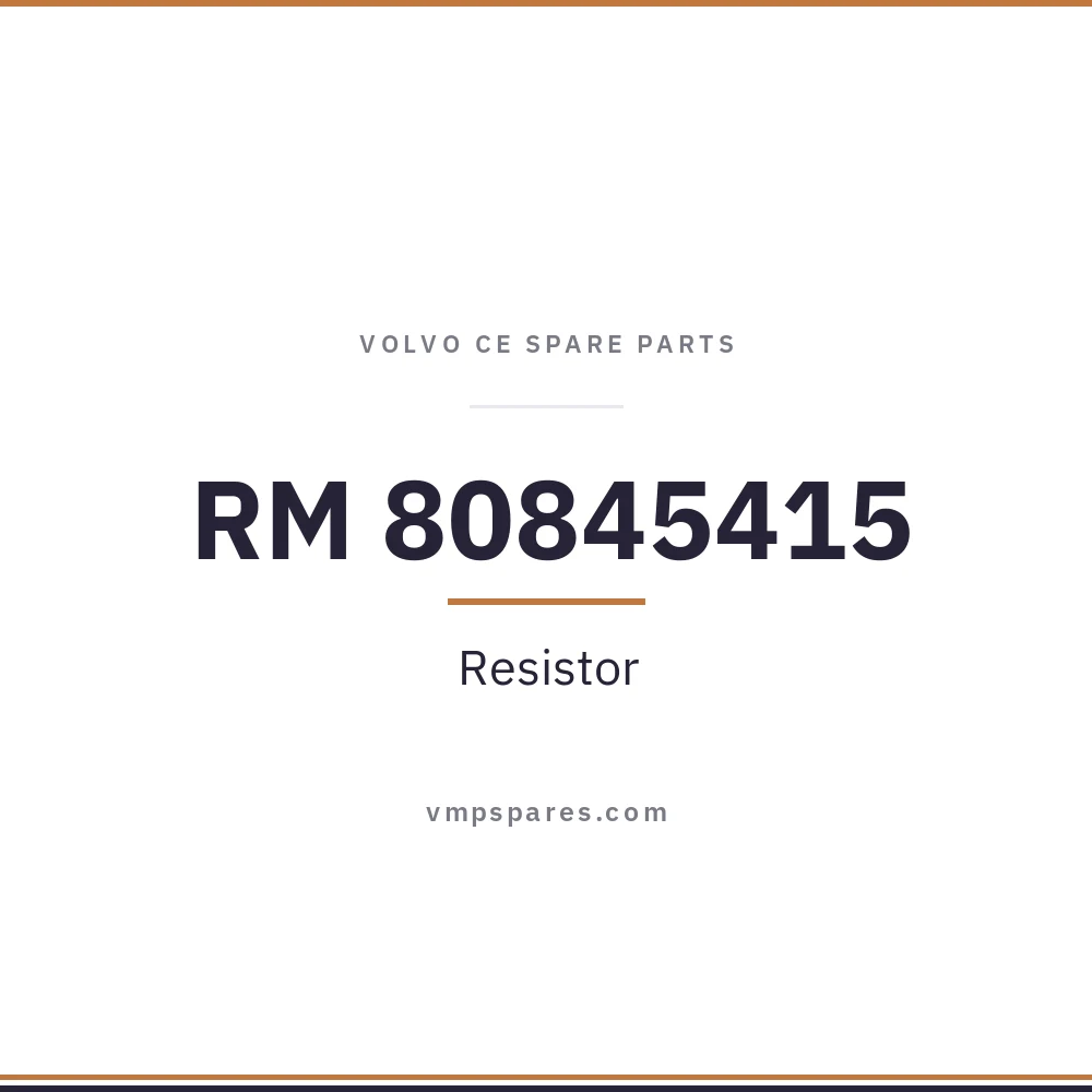 RM 80845415 – Resistor